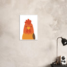# all-groups - Rooster – Minimalist Farm Animal Art Print - Play By Print