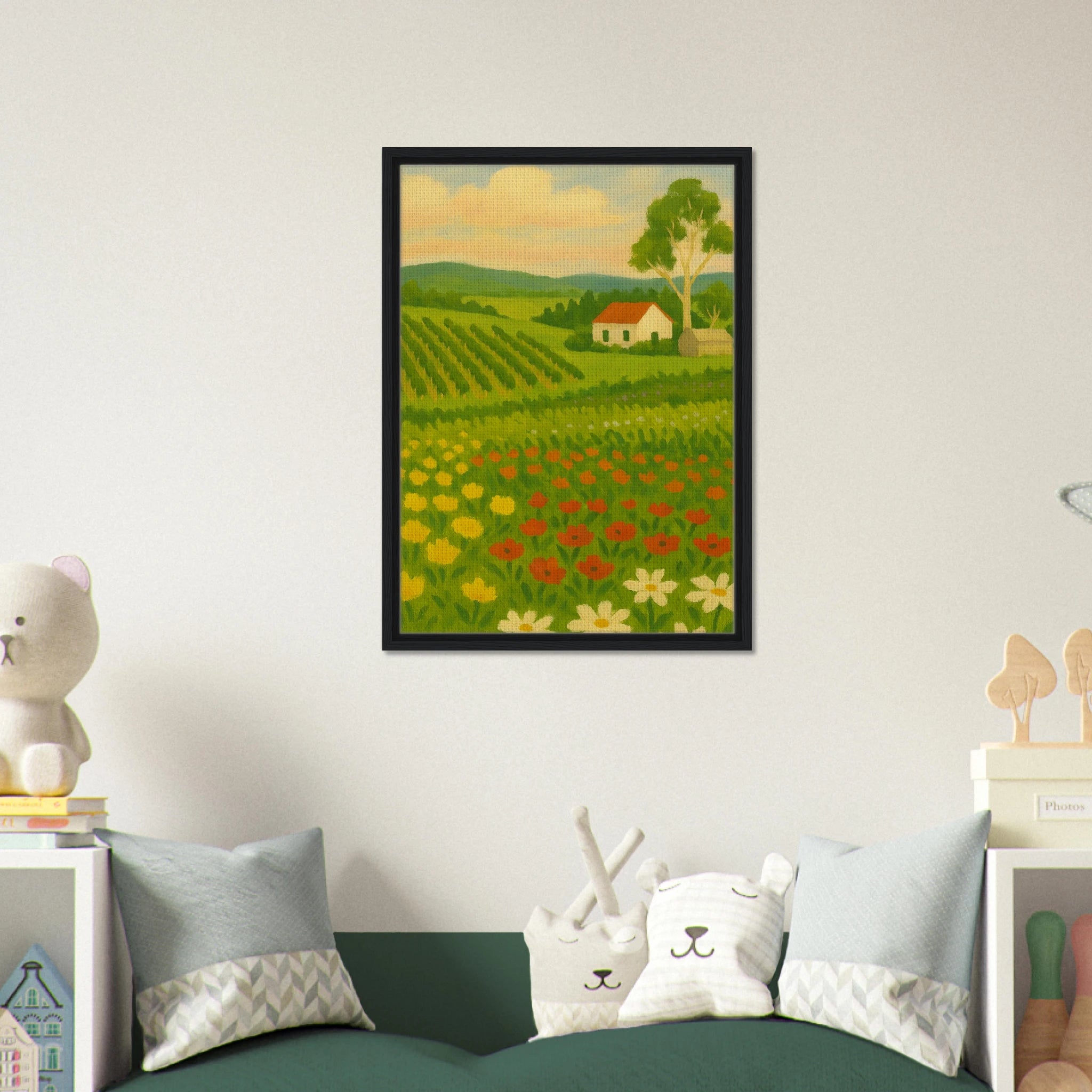 # all-groups - Vineyard & Wildflowers – Australian Countryside Canvas Wall Art - Play By Print