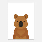 - Quokka – Minimalist Australian Animal Art Print - Play By Print