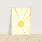 # all-groups - Sunshine Rays Nursery Print | Happy Yellow Sun Wall Art by Iris - Iris