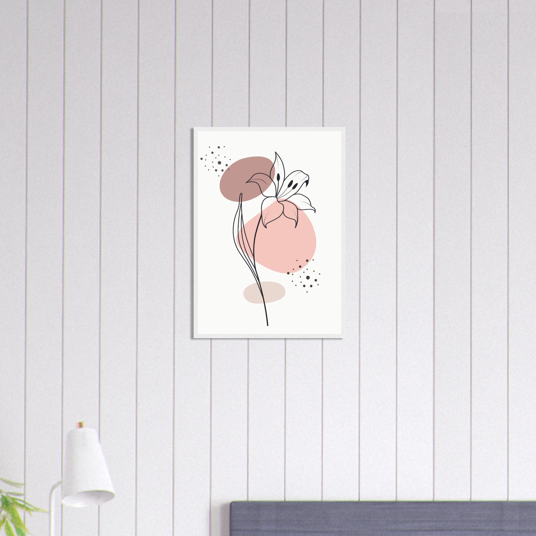 # all-groups - Minimalist Lily Flower Art Print - Jerin