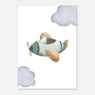 Unframed - Green & Natural Wooden Airplane Wall Art - Olga