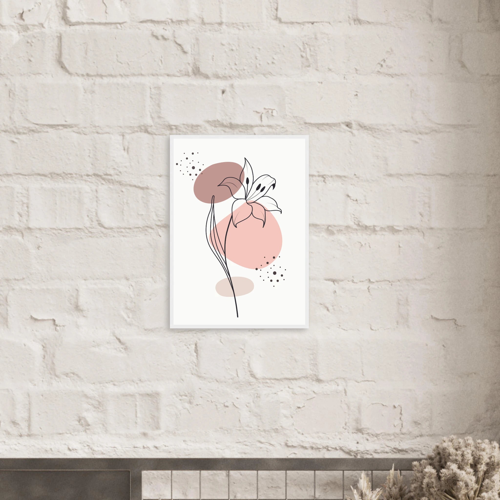 # all-groups - Minimalist Lily Flower Art Print - Jerin