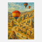 Unframed A1 (59.4 x 84.1 cm) - "Drifting Over Cappadocia" Print | Turkish Landscape Wall Art - Play By Print