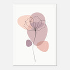 Unframed - Minimalist Poppy Flower Art Print - Jerin