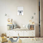 # all-groups - Koala – Minimalist Australian Animal Art Print | Calming Nursery & Playroom Wall Poster - Play By Print