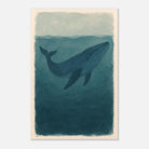 Unframed 30x45 cm 12x18″ - Blue Whale – Gouache-Style Art Print - Play By Print
