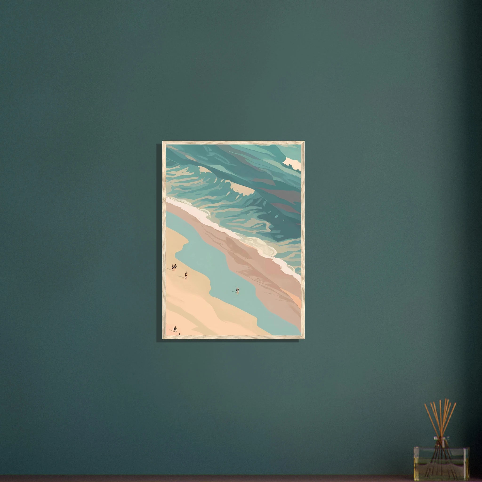 # all-groups - Coastal Horizon Abstract Costal Art | Centre Panel - Play By Print