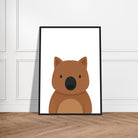 # all-groups - Wombat Nursery Print – Cute Australian Animal Wall Art - Play By Print