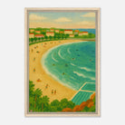 Wood frame 40x60 cm 16x24″ - Bondi Beach Canvas Wall Art - Play By Print
