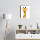 # all-groups - Giraffe – Minimalist Animal Art Print | Safari Nursery or Kids' Room Poster - Play By Print
