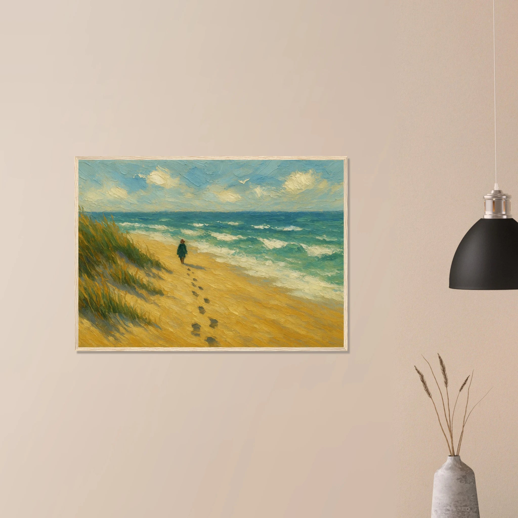 # all-groups - “Coastal Solitude” | Peaceful Beach Walk - Play By Print