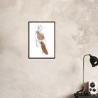 # all-groups - Modern Muse – Minimalist Fashion Figure Line Art Print - Daisy