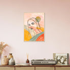 # all-groups - Sunset Muse – Abstract Female Portrait Wall Art - Daisy