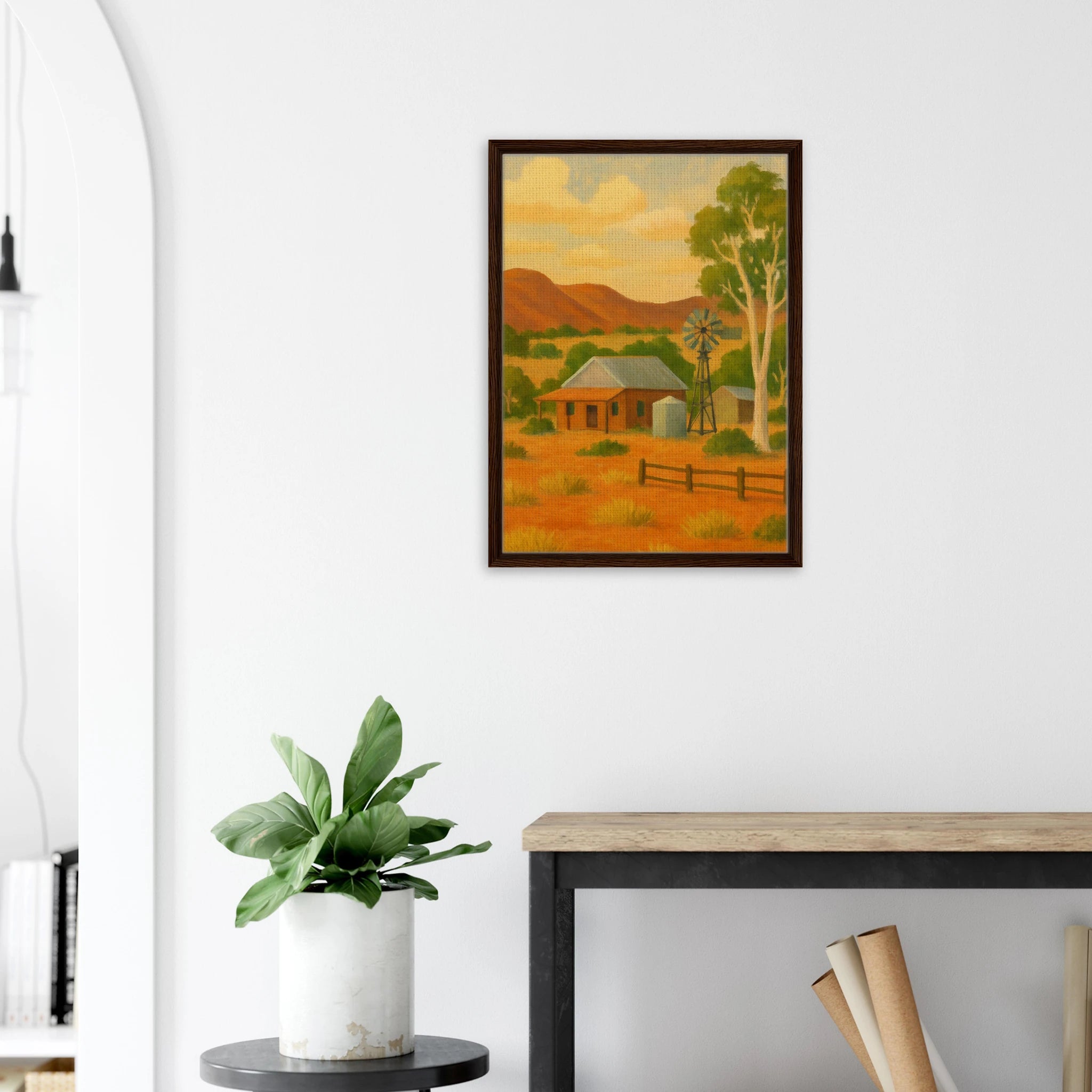 # all-groups - Outback Homestead – Australian Farmhouse Canvas Wall Art - Play By Print