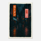 Unframed 60x90 cm 24x36″ - Midnight Neon – Tokyo Alley Art Print - Play By Print