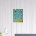 # all-groups - Up and Away Hot Air Balloon Wall Art | Whimsical Nursery or Playroom Print - Play By Print