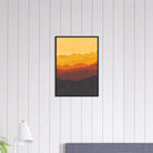 # all-groups - Golden Peaks – Warm Sunset Mountain Landscape Wall Art - Daisy