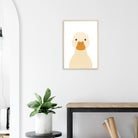 # all-groups - Duck – Minimalist Farm Animal Art Print | Nursery or Educational Wall Poster - Play By Print