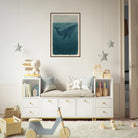 # all-groups - Blue Whale – Gouache-Style Art Print - Play By Print