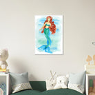 # all-groups - Grace of the Sea – Red-Haired Mermaid Art Print 🐚🧜‍♀️ - Play By Print