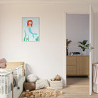 # all-groups - Redhead Mermaid Wall Art | Watercolour Ocean Nursery Print for Girls - Iris