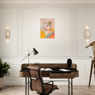 # all-groups - Sunset Muse – Abstract Female Portrait Wall Art - Daisy