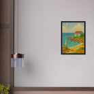 # all-groups - Seaside Jetty – Coastal Pelican Canvas Wall Art - Play By Print